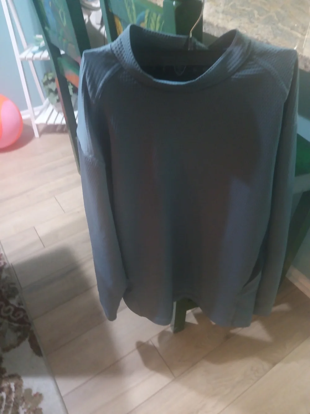 Nike Gray Athletic Jersey with BlackTrim